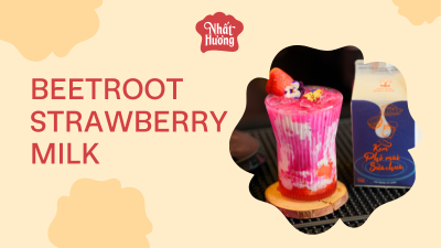 Beetroot Strawberry Milk