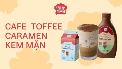 Cafe Toffee Caramen Kem Mặn
