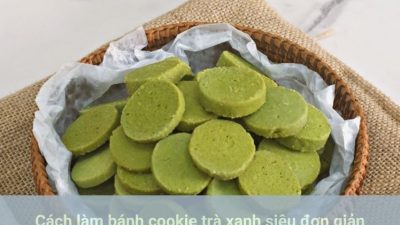 bánh cookie trà xanh