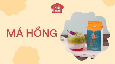 Hướng dẫn pha chế Má Hồng