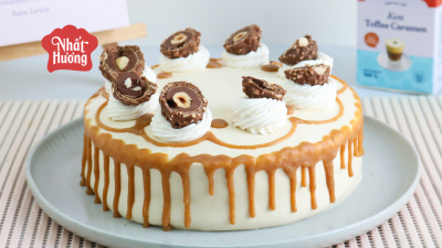 Caramel Pistachio Cake