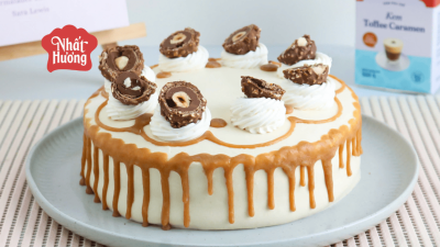 Caramel Pistachio Cake