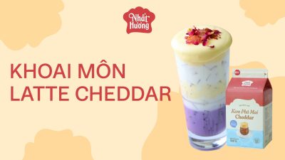 Khoai Môn Latte Cheddar