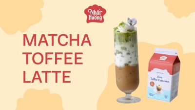 Công thức Matcha Toffee Latte