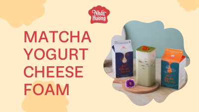 Matcha Yogurt Cheese Foam
