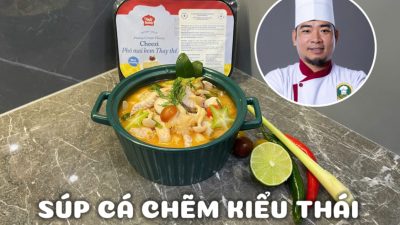 Súp Cá Chẽm Kiểu Thái