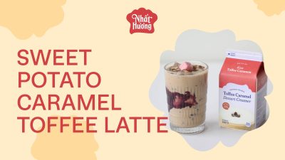 Sweet Potato Caramel Toffee Latte