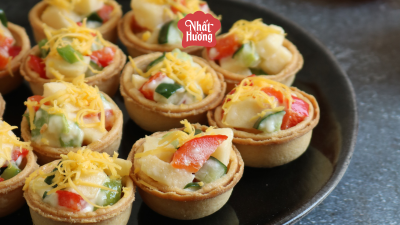 Tart Salad Bốn Mùa – Công thức món chay thanh đạm dễ làm tại nhà