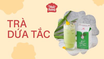 Hướng dẫn pha chế Trà Dứa Tắc