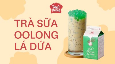 Công thức Trà Sữa Oolong Lá Dứa