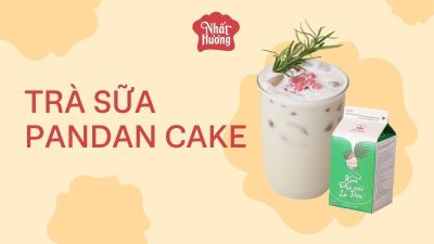 Trà Sữa Pandan Cake